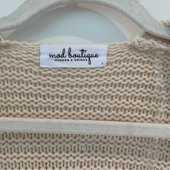 Open Knit Cardigan - Picture 3 of 5